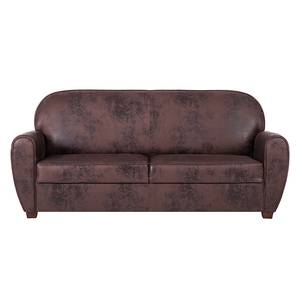 Sofa Havanna (3-Sitzer) Antiklederoptik Braun