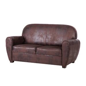 Sofa Havanna (2-Sitzer) Antiklederlook Braun