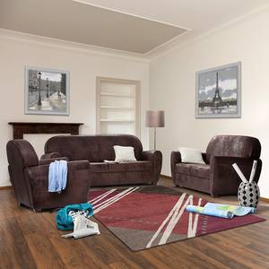 Sofa Havanna (2-Sitzer) Antiklederlook Braun