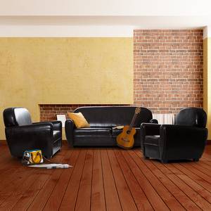 Fauteuil Havanna donkerbruin - kunstleer