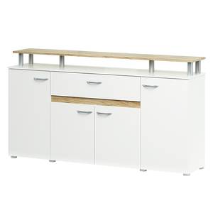 Dressoir Jutta eikenhoutkleurig/wit