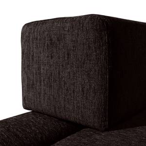 Élément dossier et accoudoir Roxbury Tissu - Tissu Kiara : Noir-Marron - 74 x 26 cm