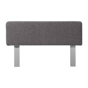 Arm- en rugleuningelement Roxbury geweven stof - Stof Kiara: Grijs - 80 x 26 cm