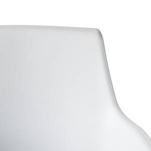 Armlehnenstuhl Beaton Kunststoff / Metall - Weiß