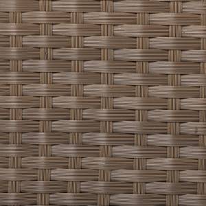 Sedia con braccioli Facil Polyrattan Color cappuccino