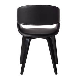 Chaises Faxe I (lot de 2) Imitation cuir - Noir