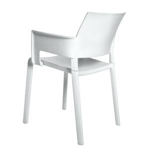 Chaises à accoudoirs Fiona (lot de 2) Blanc