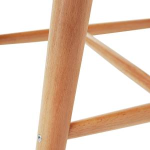 Gestoffeerde stoelen Econo Slim II kunststof/massief beukenhout - Lichtblauw