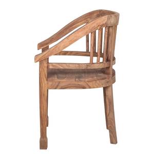 Sedia con braccioli indra legno massello di palissandro indiano