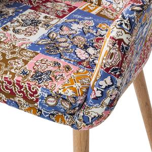 Sedia con braccioli Leedy II tessuto / legno massello di quercia - 1 sedia