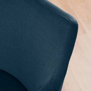 Chaise à accoudoirs NICHOLAS Tissu Cors: Bleu jean - 1 chaise