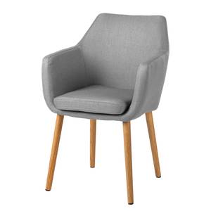 Chaise à accoudoirs NICHOLAS Tissu Cors: Granite - 1 chaise