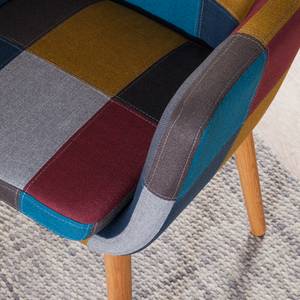 Chaise à accoudoirs NICHOLAS Tissu Cors: Patchwork: Multicolore - 1 chaise