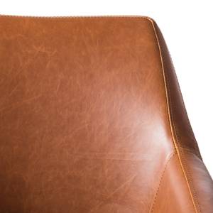 Sedia con braccioli NICHOLAS XXL Similpelle Aken: cognac vintage - 1 sedia