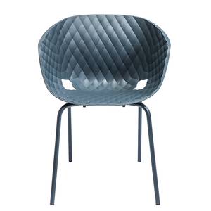 Chaises Radar Bubble (lot de 4) Matériau synthétique - Anthracite