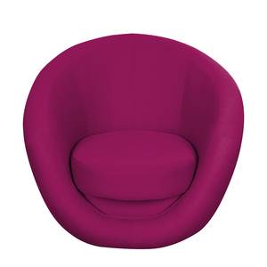 Fauteuil pivotant Marvin Tissu rose