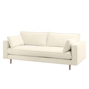 Sofa Momi (3-Sitzer) Webstoff Stoff Moretey: Cremeweiß