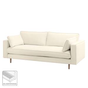 Sofa Momi (3-Sitzer) Webstoff Stoff Moretey: Cremeweiß