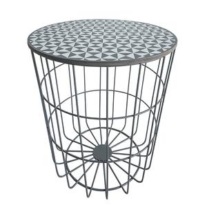 Table d'appoint Vitogo Gris / Blanc