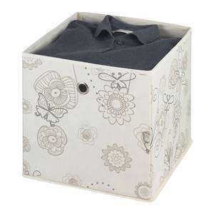 Opbergboxen Butterfly (3-delige set) geweven stof - beige