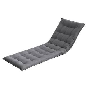 Coussin pour chaise longue Garden Basic Tissu - Gris