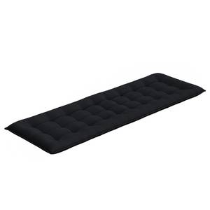 Coussin pour chaise longue Garden Basic Tissu - Noir