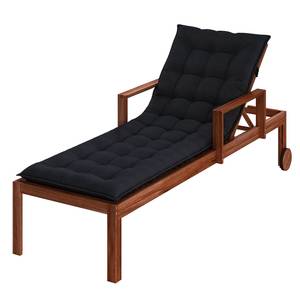 Coussin pour chaise longue Garden Basic Tissu - Noir