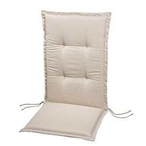 Stoelkussen Selection Line crèmekleurig - kussen voor stoel met leuning - 100x50cm