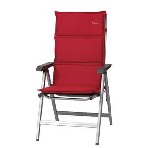Kussen voor hoge stoelen Carla geweven stof - Rood