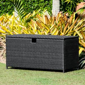 Auflagenbox Paradise Lounge Polyrattan - Anthrazit - 118 - Anthrazit