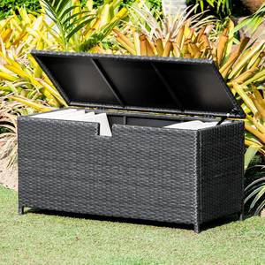 Auflagenbox Paradise Lounge Polyrattan - Anthrazit - 118 - Anthrazit