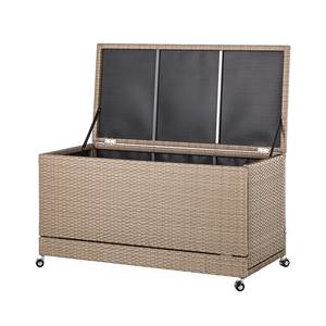 Auflagenbox Rattanesco Puca aus Polyrattan- in Braun