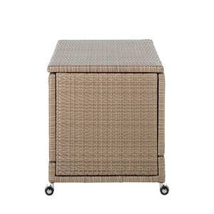 Auflagenbox Rattanesco Puca aus Polyrattan- in  Braun