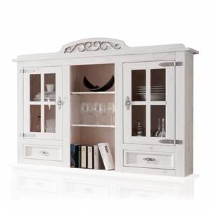 Credenza alta Lucia III Legno massello bianco di pino