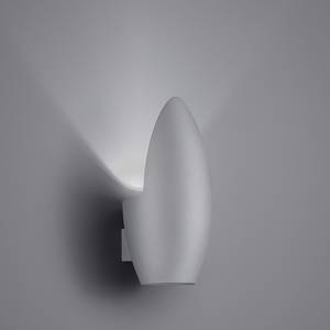 Illuminazione da esterni LED Rhone 1 luce - Alluminio/Materiale sintetico - Color argento