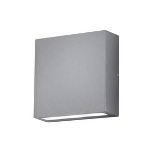 LED-Außenleuchte Thames Aluminium / Kunststoff - Silber - 2-flammig