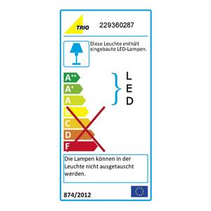 Illuminazione da esterni LED Thames 2 luci - Alluminio/Materiale sintetico - Color argento