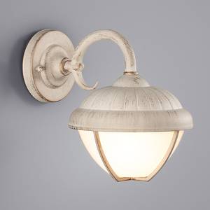 Buitenwandlamp Verdon antiek wit 1x6W