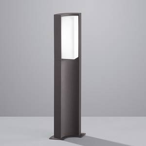 Paletto luminoso per esterni Suez Color antracite 1x6 W 1 luce Alluminio Materiale sintetico argento