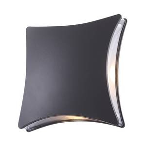 Lampada LED esterni Al Aluminium by Globo - Alluminio/Materiale sintetico Nero