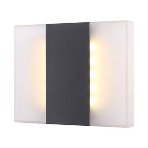 Lampada LED esterni Al Aluminium by Globo - Alluminio/Materiale sintetico Nero