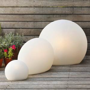 Außenleuchte Eggo Polyethylen - Weiß - 65 x 78 x 78 cm