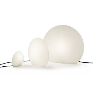 Außenleuchte Eggo Polyethylen - Weiß - 65 x 78 x 78 cm
