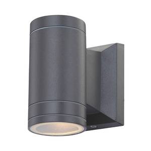 Außenleuchte Gantar II Aluminium/Glas - Grau - 1-flammig