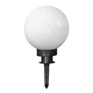 Luminaire d'extérieur Lüssow Plexiglas - Blanc / Gris - 1 ampoule