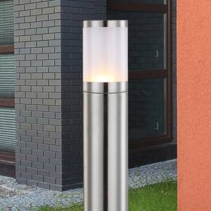 Buitenlamp Xeloo II kunststof/roestvrij staal - 1 lichtbron - Hoogte: 80 cm