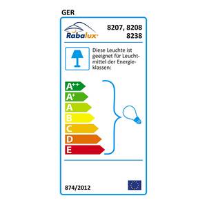 Aussenpendelleuchte Velence Metall/Glas - 1-flammig