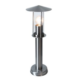 Luminaire d'extérieur sur socle Rural 1 ampoule Argenté Métal