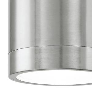 Buitenwandlamp Vivoin glas/roestvrij staal - 2 lichtbronnen