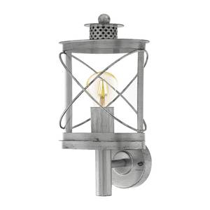 Buitenwandlamp Hilburn II kunststof/staal - 1 lichtbron - Staal